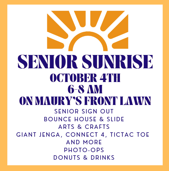  Senior Sunrise October 4th